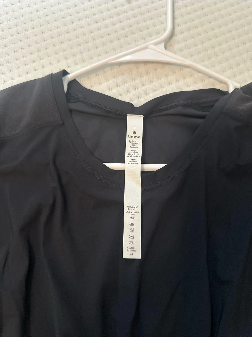Lululemon Black Dress with Elastic Waist